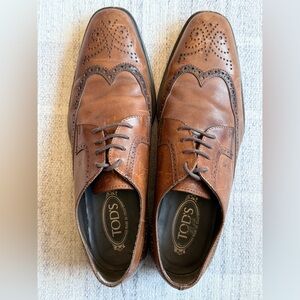 TOD'S Men's Brown Leather Brogues